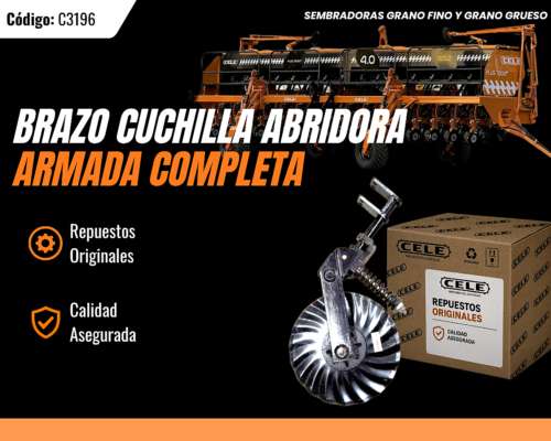 Brazo Cuchilla Abridora Armada Completa