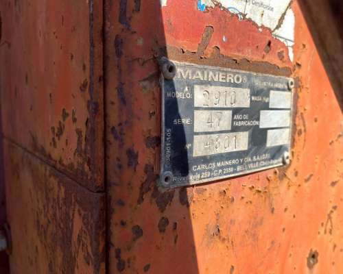 Mixer Horizontal Mainero 2910 sin Balanza