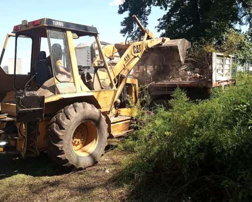 Retropala Caterpillar 416 con Motor Perkins