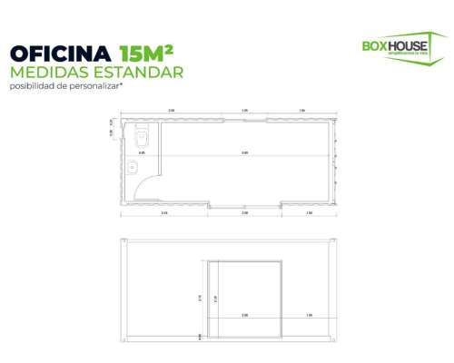 Modulo Oficina 15 M2