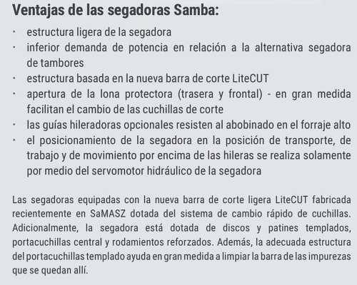 Segadora de Discos 3 Puntos 2/2.40/2.80/3.20mt Samba Samasz