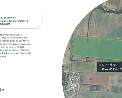 Campo 90 Has en Pavon, Santa FE 🌻🐄☘️