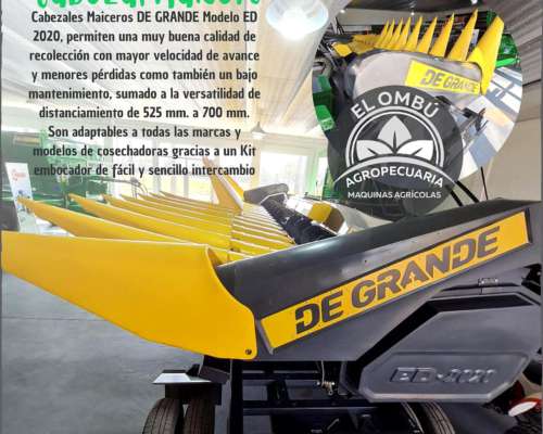 Cabezal Maicero ED2020 Degrande de 16 a 52