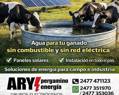 Bombeo Solar/ Paneles Solares