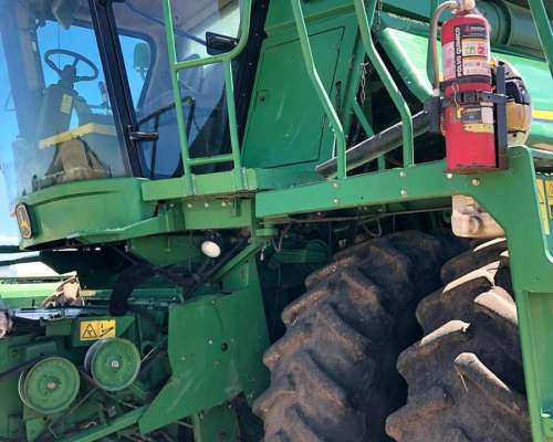 Cosechadora John Deere 9870, año 2010, con Piloto, Mapeo