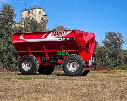 Tolva Autodescargable CRV 26 con Goma y Balanza. Ombu