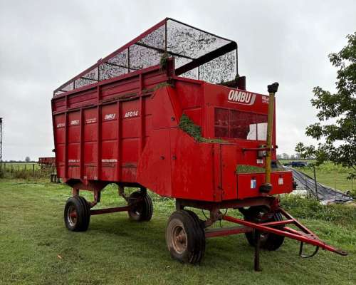 Acoplado Forrajero Ombu AFO 14 C/balanza, Techo y Baranda EX