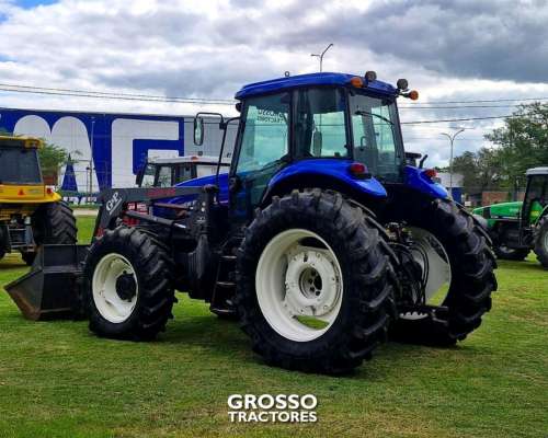 Tractor New Holland T6.140, con Pala Gyp, 2013.