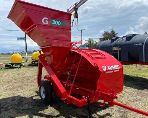 Embolsadora de Granos Aumec Equipada con Barra de Mando