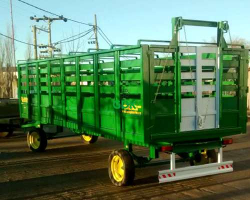 Acoplado Jaula para Cerdos 6.00 Mts- Lecar