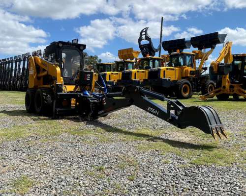 Minicargadora Brazo Retroexcavador 75hp Sinomach 275fa