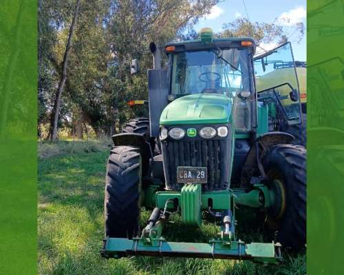 Tractor John Deere 7830, año 2009