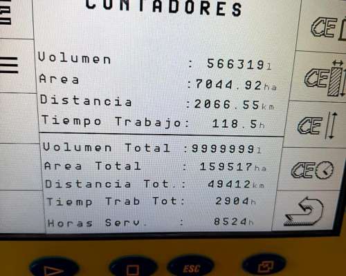Fumigador Pla 3.500 año 2015. Rodado 46, Caja Automática.