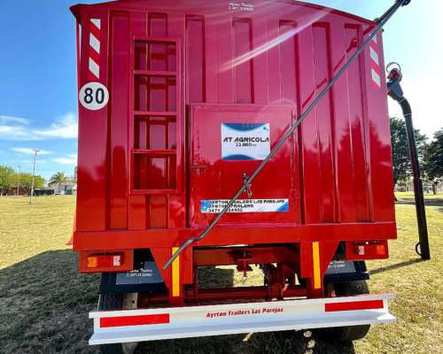 Tolva Autodesc. Semillera y Fertiliz 23lts Ayrton Trailers