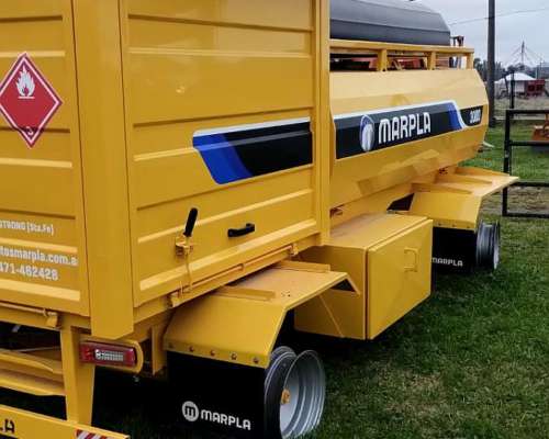 Acoplado Tanque Combustible 3000lts Marpla C/taller Trasero