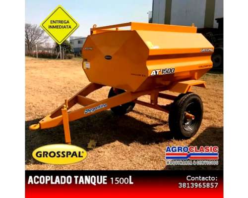 Acoplado Tanque Grosspal 1500 L