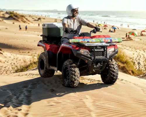 Cuatriciclo Honda TRX 420 FM 4X4 Rojo Entrega Inmediata