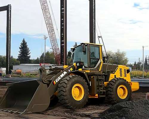 Pala Cargadora Frontal Marca Gema C95