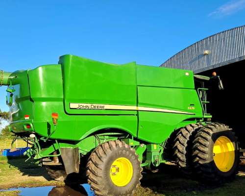 Cosechadora John Deere S670, 2wd, Dual, Draper de 40 P, 2015