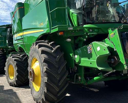 John Deere S680 con Draper 40 Pies con Piloto
