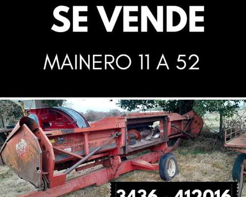 Maicero Mainero 11 Surcos a 52