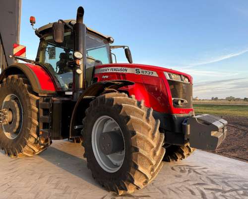 Massey Ferguson 8737 con Duales y Piloto