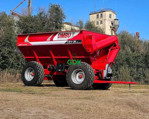 Tolva Autodescargable CRV 26 con Goma y Balanza. Ombu