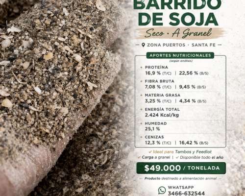 Alimento Barrido para Feedlot