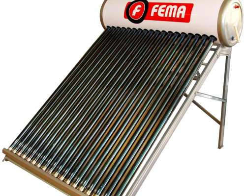 Termotanque Solar 300 Marca Fema con Tanque Compensador