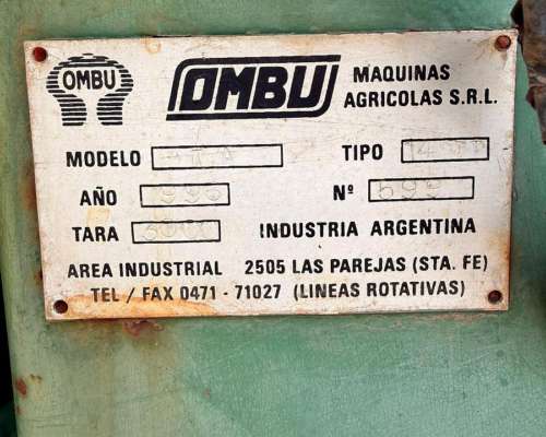 Tolva Autodescargable Ombu 14 Toneladas con Balanza