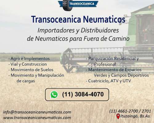 Cubierta Vial 405/70-18 18 Telas Rodado 18 Vial Cargadora