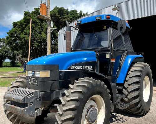 Tractor New Holland Tm120, 10800 HS, Caja 16x16, Cabina A.a.