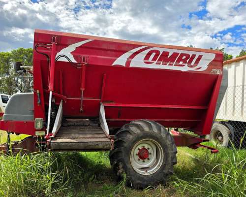 Mixer Ombu de 10m3 Rodado Simple con Balanza Magris