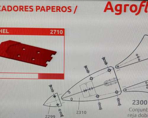 Aporcadores Paperos / Conj. Reja Doble