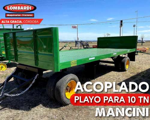 Acoplado Playo Mancini 10tn Cheques sin Interés