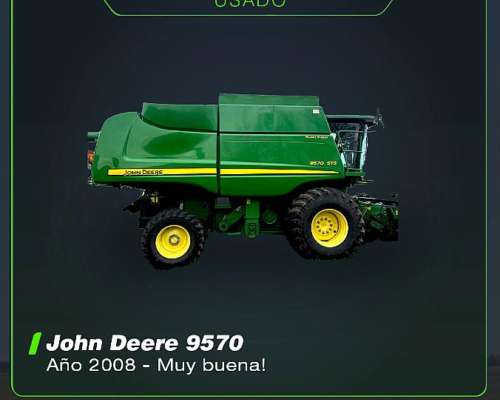 John Deere 9570 año 2008