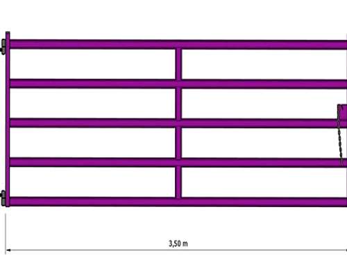 Tranquera 1.2m X 3.5m