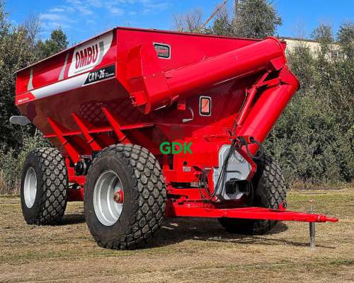 Tolva Autodescargable CRV 26 con Goma y Balanza. Ombu