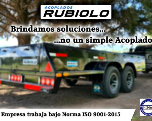 Acoplado Rural Playo Extensible Porta Tubos, Postes, Caños