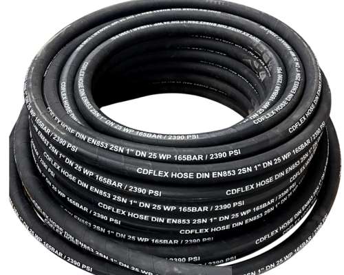 Rollo Manguera Hidráulica 1 Pulgada X 50 Metros 165 BAR