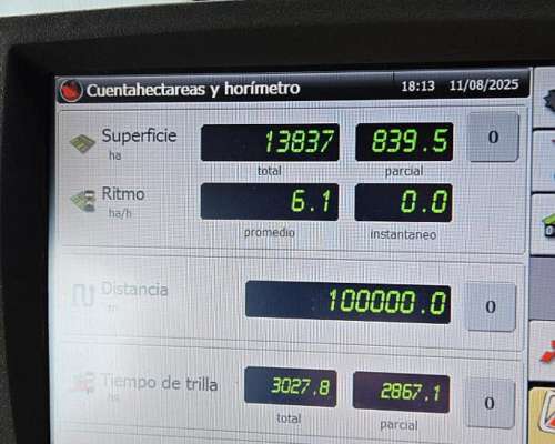 Cosechadora Vasalli 1550 Cummins 284 HP