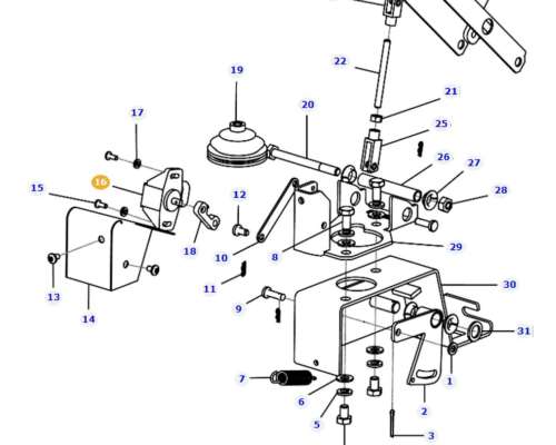 Sensor de Posición Giratorio Agco -71391869