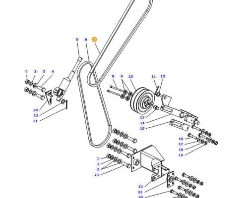 Correa Variador Ventilador Agco - 6200242m1