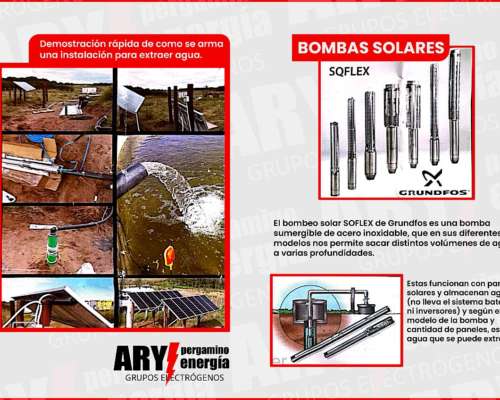 Bombeo Solar, Autonomia y Ahorro