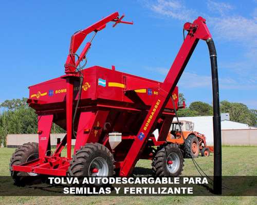 Tolva Autodescargable para Semillas y Fertilizante Bombassei
