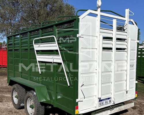 Carro Vaquero - Jaula para Hacienda. Metalúrgica Metalpamp