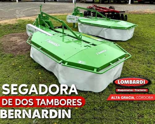 Segadoras de 2 Tambores, 1.65mts Entrega Inmediata