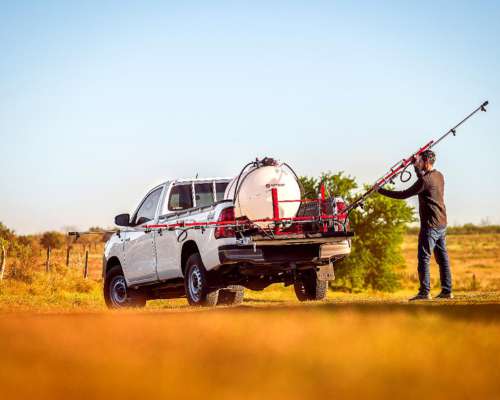 Equipo Pulverizador a 12v, Tanque 400lts y Botalón 6m