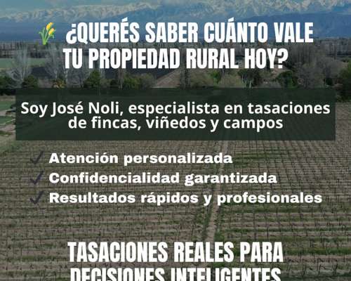 Tasaciones Rurales - Zona Cuyo