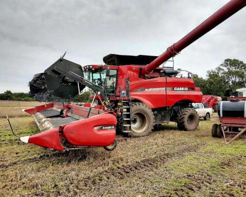 Case IH 8230. año 2018. 370hp. 2500hs Trilla. Draper.
